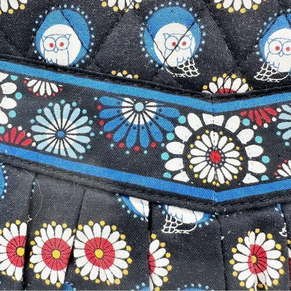 Vera Bradley Retired Hannah Night Owl Small Quilted Top Handle Bag - Picture 9 of 11